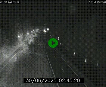 Webcam sur le périphérique de Nantes (N844) à hauteur de Porte de la Chapelle, au nord de la ville