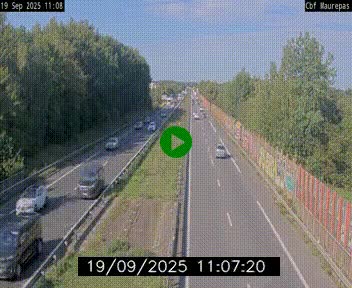 Webcam sur le périphérique de Rennes (N136) à hauteur de Maurepas, au nord de la ville
