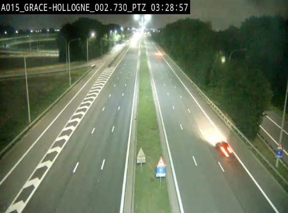 Caméra trafic Belgique - Grâce-Hollogne - E42, jonction avec A604, direction Loncin/Aéroport de Liège -  BK 3.2
