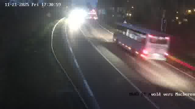 Webcam sur la D603 située à proximité de Saint-Avold. Vue orientée vers Macheren.