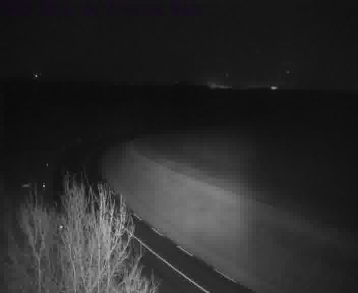 Webcam sur la D603 située en haut de la Côte de Zimming. Vue orientée vers Saint-Avold.