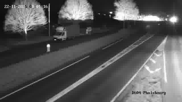 Webcam de surveillance sur D604 (France) à Phalsbourg, cadrée vers Phalsbourg, proposant une information routière utile aux déplacements quotidiens.