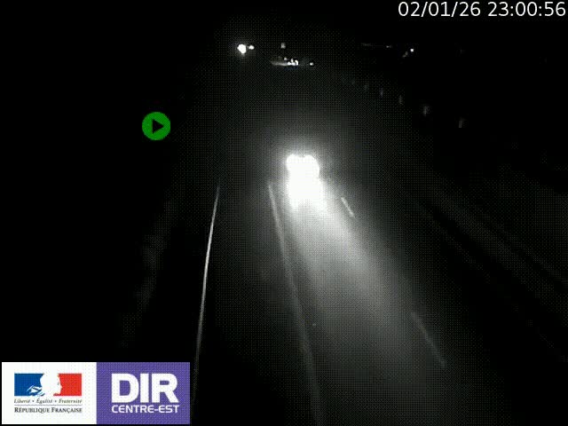 Webcam sur le contournement de Valence, sur la Nationale 7, à la jonction avec la N532, caméra orientée vers Grenoble