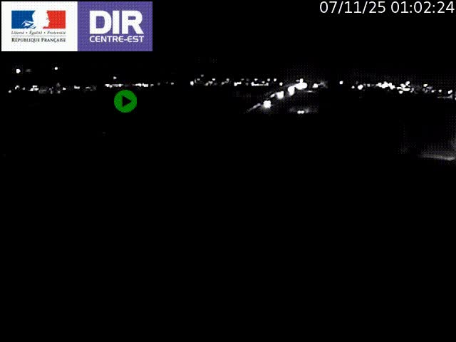 Webcam autoroute sur A450 à Pierre-Bénite en direction de Lyon et de l'autoroute A7