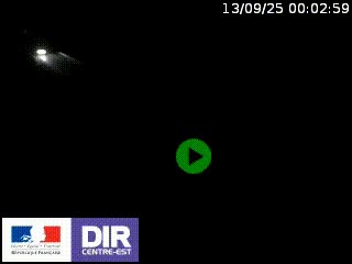 Webcam au niveau du col de Bois Clair à hauteur de Cluny sur la N79. Vue orientée vers Mâcon