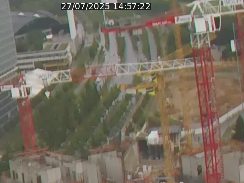 Webcam sur l'avenue John Fitzgerald Kennedy (N51) avec vue orientée vers le Findel