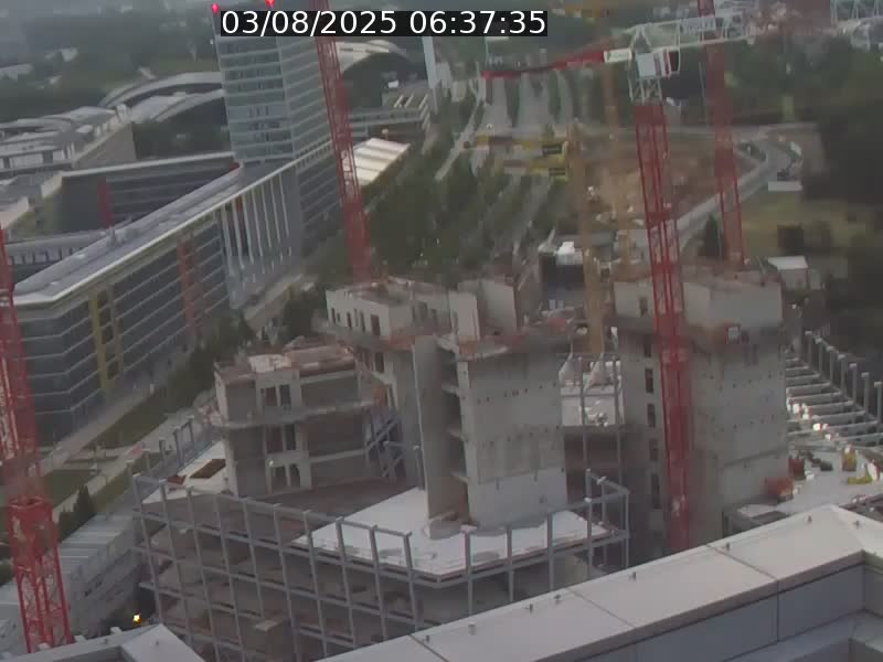 Webcam sur l'avenue John Fitzgerald Kennedy (N51) avec vue orientée vers le Findel