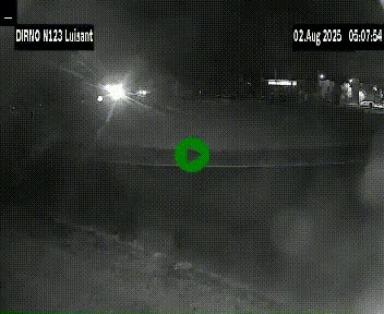 Webcam en périphérie de Chartres sur la N123, à hauteur de Luisant. Vue orientée vers Chartres
