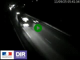 Webcam routière à Saint-Etienne-Terrenoire sur la RN88 avant la jonction entre l'A72 et le Boulevard Périphérique de Saint-Etienne