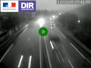 Caméra sur la Nationale 90 (N90) à La Léchère, en direction et à proximité d'Albertville