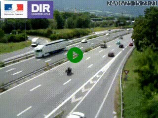 Caméra routière à hauteur de la sortie 15 Chambéry-centre au PK 4,103 en direction d'Albertville