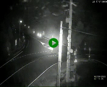 Webcam au carrefour de la croisade, à la jonction entre la N22 et la N320, avant le poste de douane franco-andorrane. Webcam à 1790 mètres d'altitude