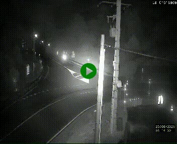 Webcam au carrefour de la croisade, à la jonction entre la N22 et la N320, avant le poste de douane franco-andorrane. Webcam à 1790 mètres d'altitude