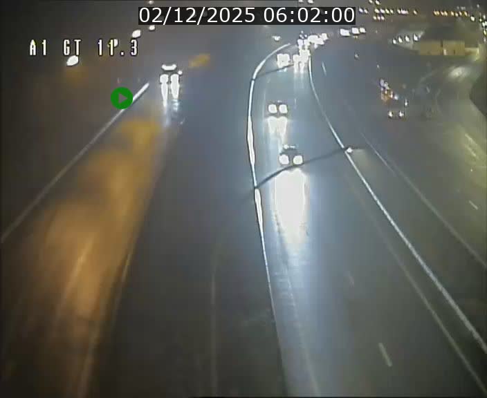 Traffic live webcam Luxembourg Senningerberg - A1 direction Allemagne - BK 11.3