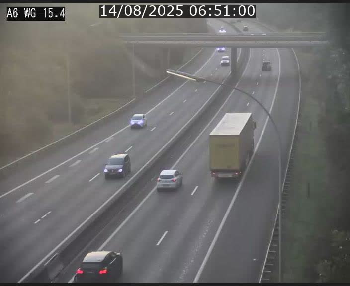 Traffic live webcam Luxembourg Capellen - A6 - BK 15.4 - direction Luxembourg/France/Allemagne