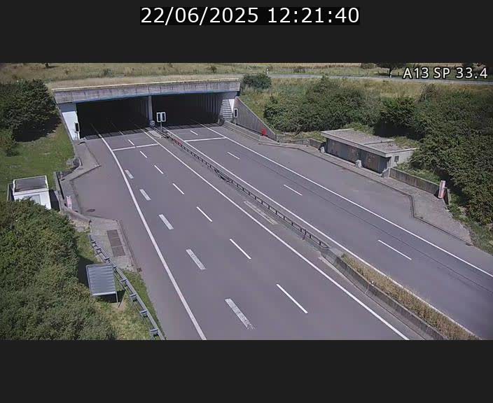 Webcam trafic sur A13 à hauteur d'Altwies en direction de Mondorf-les-bains et en provenance de l'Allemagne