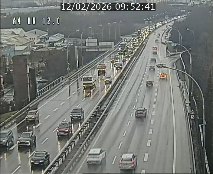 Traffic live webcam Luxembourg Jonction Foetz - A4 - BK 12.0 - direction Esch sur Alzette