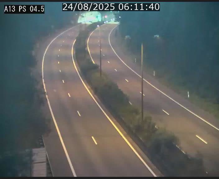 Traffic live webcam Luxembourg Differdange - A13 direction Esch-sur-Alzette - BK 4.5