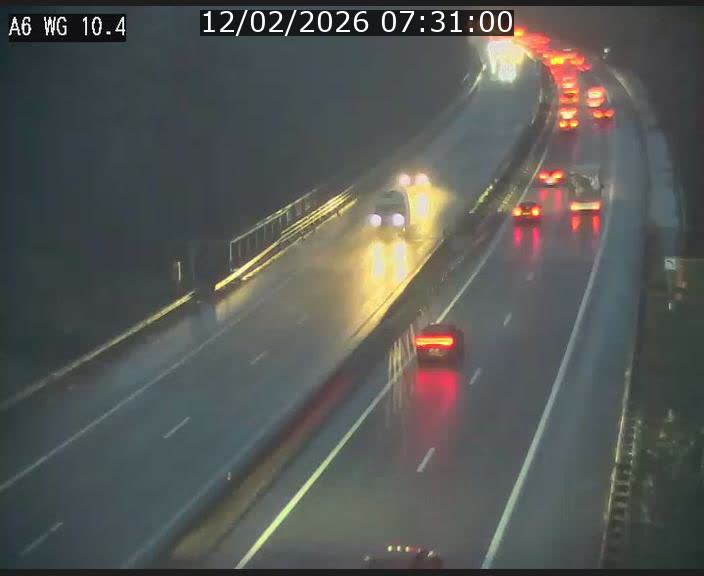Traffic live webcam Luxembourg Mamer - A6 - BK 10.4 - direction Luxembourg/France/Allemagne