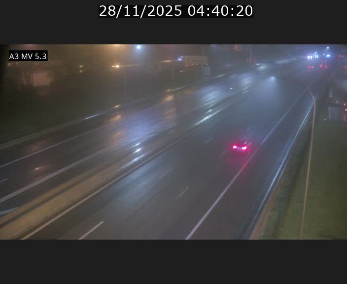 Webcam à l'Aire de Berchem au Luxembourg sur l'A3. Vue orientée vers la France