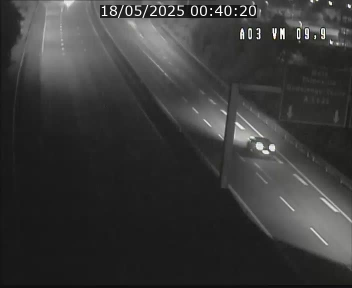 Webcam Autoroute à la Croix de Bettembourg - A3 - BK 9.9 - direction France