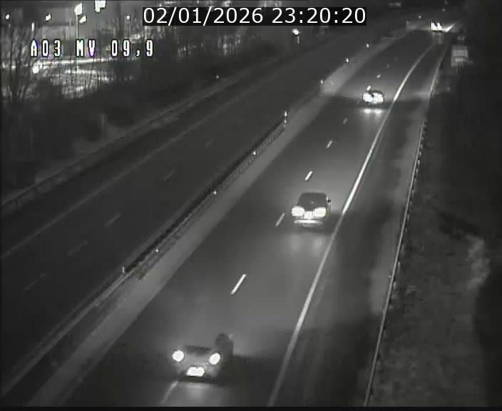 Webcam Autoroute à la Croix de Bettembourg - A3 - BK 9.9 - direction Luxembourg-Ville