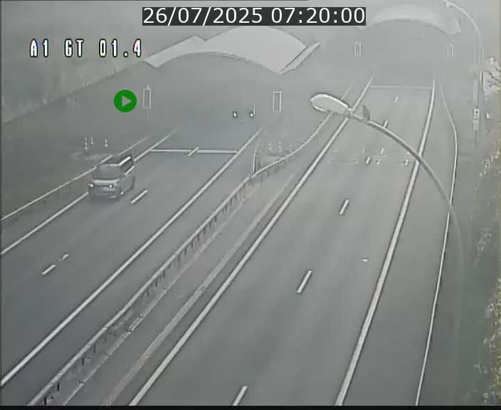 Traffic live webcam Luxembourg Hesperange - A1 direction Kirchberg - BK 1.4