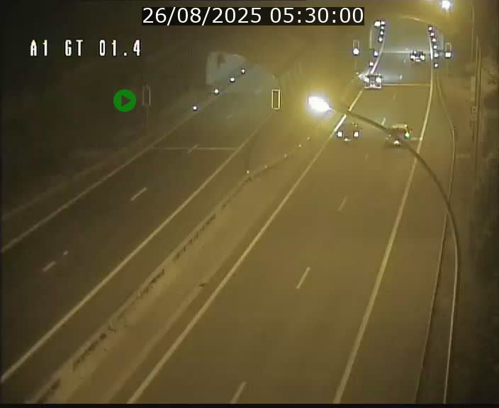 Traffic live webcam Luxembourg Hesperange - A1 direction Kirchberg - BK 1.4