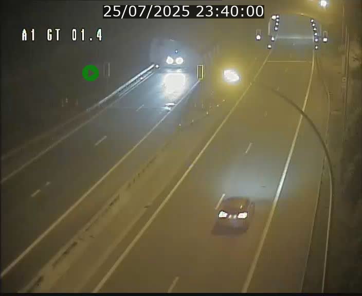 Traffic live webcam Luxembourg Hesperange - A1 direction Kirchberg - BK 1.4