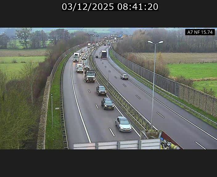 Caméra trafic Luxembourg - A7, Tunnel Mersch, entrée nord, direction Lorentzweiler