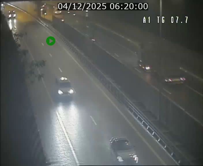 Traffic live webcam Luxembourg Kirchberg - A1 direction Luxembourg-ville - BK 7.7
