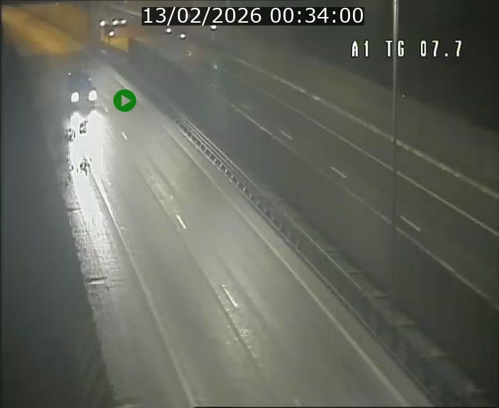 Traffic live webcam Luxembourg Kirchberg - A1 direction Luxembourg-ville - BK 7.7