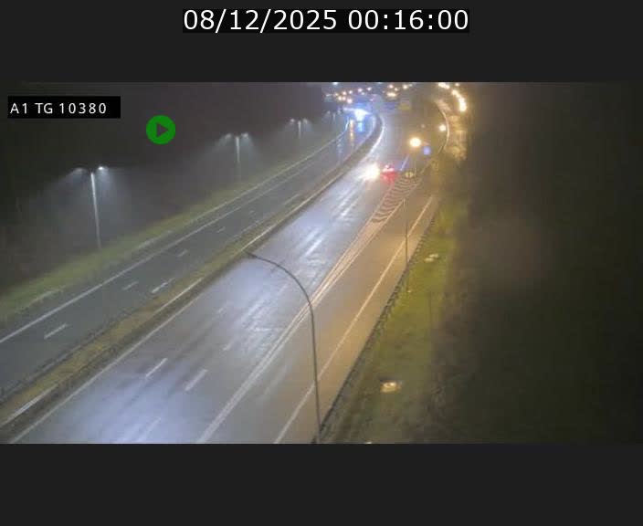 Traffic live webcam Luxembourg Senningerberg - A1 direction Luxembourg Kirchberg - BK 10.3