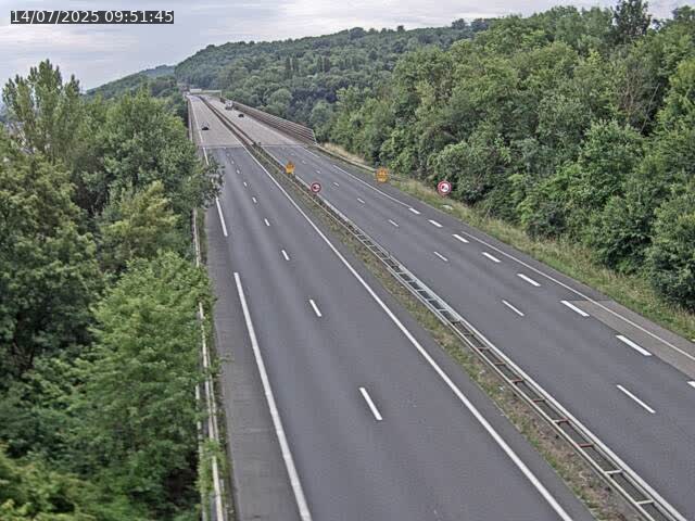 Caméra autoroute France - A30, Hayange direction Metz