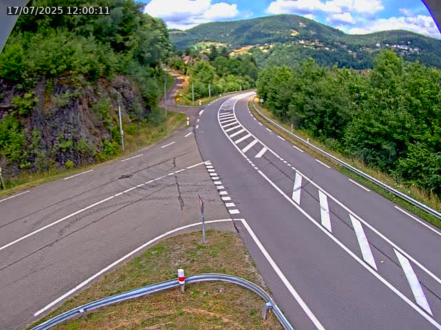 Caméra autoroute France - N66, col du Bussang direction Remiremont