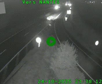 Webcam N147 au nord de Poitiers et à la jonction avec la A10