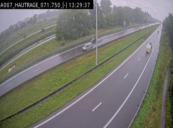 Webcam autoroute Belgique - Hautrage - E19 - BK 71.7