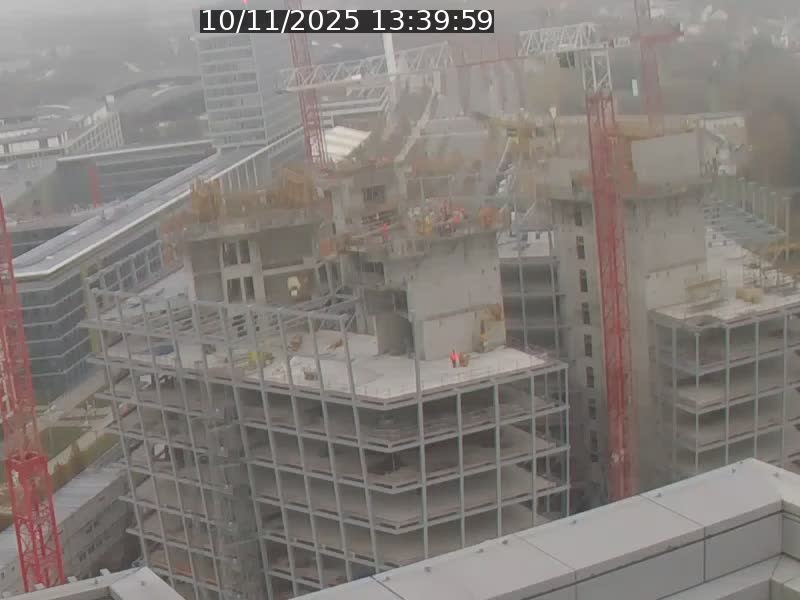 Webcam sur l'avenue John Fitzgerald Kennedy (N51) avec vue orientée vers le Findel