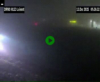 Webcam en périphérie de Chartres sur la N123, à hauteur de Luisant. Vue orientée vers Chartres