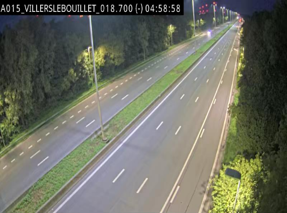 Webcam autoroute Belgique - Villers-le-Bouillet - E42 direction Liège - BK 18.7