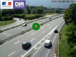 Caméra routière à hauteur de la sortie 15 Chambéry-centre au PK 4,103 en direction d'Albertville