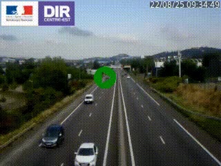 Caméra autoroute à Saint-Etienne (Les Littes) à hauteur du Ikea Saint-Etienne sur l'A72 en direction de Roanne