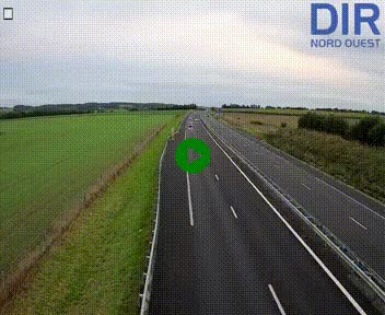 Webcam sur A84 à hauteur de l'échangeur de Poilley avec la N175, au sud d'Avranches
