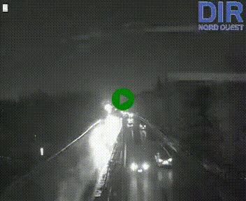 Webcam sur le périphérique de Caen (N814) à l'est de la ville, à Mondeville hauteur de la sortie 2, Presqu'île-Rives de l'Orne, au bout de l'autoroute A13