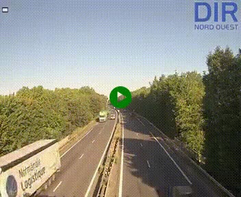 Webcam sur le périphérique de Caen (N814) à l'est de la ville, à Mondeville hauteur de la sortie 2, Presqu'île-Rives de l'Orne, au bout de l'autoroute A13