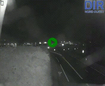 Webcam au début de l'A84 sur le périphérique Ouest de Caen (N814) à hauteur de la sortie 9, Porte de Bretagne
