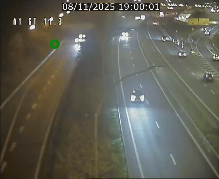 Traffic live webcam Luxembourg Senningerberg - A1 direction Allemagne - BK 11.3