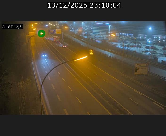 Traffic live webcam Luxembourg Senningerberg - A1 direction Allemagne - BK 12.3