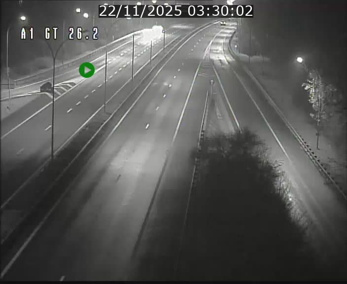 Traffic live webcam Luxembourg Grevenmacher - A1 direction Allemagne - BK 26.2