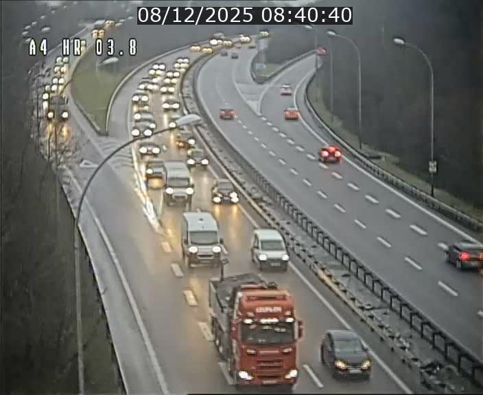 Webcam traffic A4 Luxembourg - BK 3.8 - Leudelange (direction Esch sur Alzette)